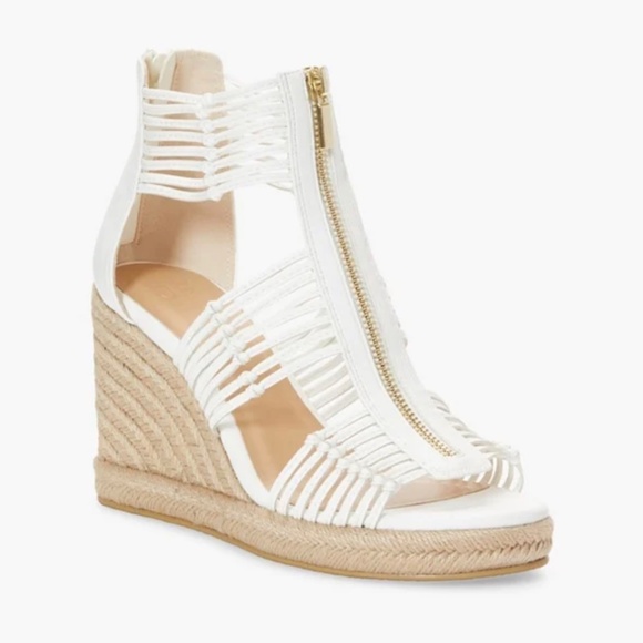 WHITE WEDGES - 7.5 - Picture 3 of 3